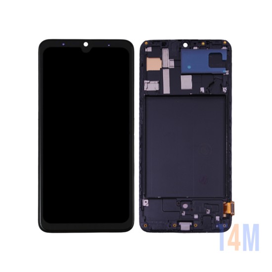 Touch+Display+Frame Samsung Galaxy A70/A705 (Small Glass) Preto